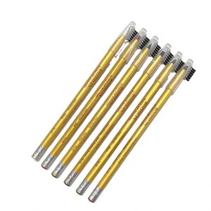 Pull Cord Peel-Off <span class=keywords><strong>Crayon</strong></span> à sourcils pour le marquage, le remplissage et la liaison, <span class=keywords><strong>Crayon</strong></span> à sourcils permanent durable 6 couleurs Outils de <span class=keywords><strong>maquillage</strong></span> - Product Image 1