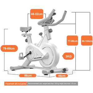 Vélo de spinning d'intérieur populaire, équipement de gym tendance, vélo d'exercice électrique, fitness pour la maison, vélos portables silencieux - Product Image 2