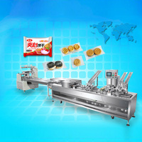 Machine à sandwich automatique pour biscuits à la crème Machine de fabrication de biscuits commerciaux Machine à sandwich pour crème Capsuleuse à biscuits