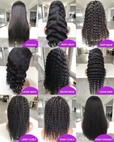 Perruque Frontale Complète HD Glueless Suisse 13x6 13x4 de 40 Pouces, 100% Cheveux Humains Vietnamiens Indiens Bruts, Ondulés en Vagues Amples et Profondes