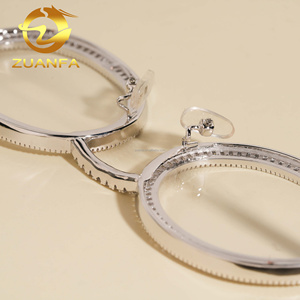 نظارات شمسية رجالية أنيقة بنمط الهيب هوب مرصعة بالزركونيا عالية الجودة متوفرة للشحن الفوري - Product Image 5