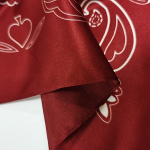 Sciarpa di <span class=keywords><strong>seta</strong></span> quadrata in raso di <span class=keywords><strong>seta</strong></span> rossa Paisley elegante primavera primavera stampa digitale donna - Product Image 3