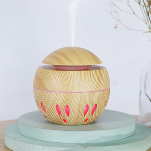 Fabrika fiyat 130ml <span class=keywords><strong>Mini</strong></span> USB nemlendirici ahşap tahıl difüzör araba için, yatak odası, ev, ticari - Product Image 3