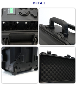 Xách tay 2000wh Trạm điện với bánh xe tất cả-trong-một năng lượng lưu trữ cung cấp điện cho cắm trại tinh khiết Sine Wave Inverter - Product Image 4