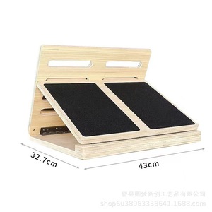 Tabla de estiramiento de madera transfronteriza, pedal inclinado, estirador de pantorrillas, tabla inclinada para estar de pie, estirador de piernas, yoga - Product Image 4