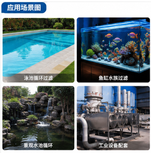 <span class=keywords><strong>Pompe</strong></span> de filtration de <span class=keywords><strong>piscine</strong></span> de qualité industrielle avec panier filtrant de grande capacité pour piscines, spas et installations aquatiques - Product Image 2