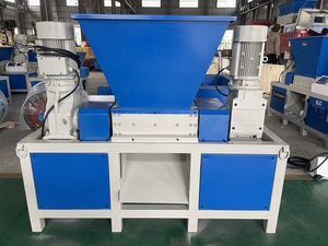 <b>Small</b> Double Shaft Portable Waste <b>Plastic</b> Bag <b>Bottle</b> Recycling Crusher Shredder Machine With Gearbox and Pump Double Shaft Desig - Product Image 2