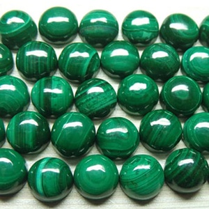 Lote de cabujones redondos de malaquita natural de 4 mm, colección de cinco piezas de piedras preciosas para anillos, colgantes, pendientes, diseño de joyería DIY - Product Image 6