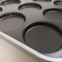 Plateaux de cuisson Non autocollants, vente en gros, usine chinoise, pour Hamburger et chignon, 4 pouces, livraison gratuite