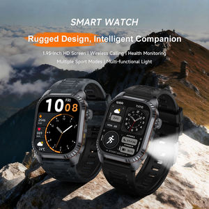 Montre connectée DS8 avec surveillance de la pression artérielle, batterie 300 mAh, étanchéité IP67, rappel d'hydratation et assistant vocal - Product Image 2