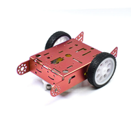 2wd voiture en aluminium jouets éducatifs nouveau châssis de voiture en alliage Robot intelligent