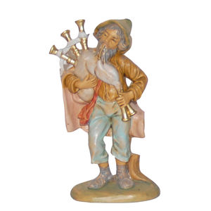 SHEPHERD PIPPER MODEL LUX EN PVC EFFET BOIS H. 13CM - Product Image 1