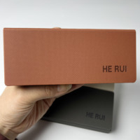 Étui à lunettes unisexe personnalisé en cuir PU magnétique avec logo gravé, support à lunettes en métal minimaliste et écologique