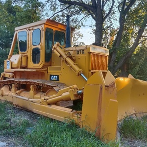 Venta caliente Caterpillar D7G Bulldozer Machine en Shanghai Alta eficiencia operativa con motor japonés original Precio más barato - Product Image 1