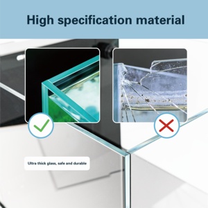 <span class=keywords><strong>Aquarium</strong></span> Relaxlines 100L en verre cristal blanc, écologique, personnalisable, pour l'aménagement paysager, vente en gros - Product Image 6