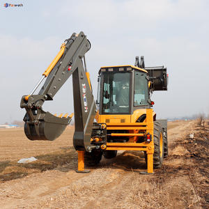 Экскаваторы-погрузчики многофункциональные 4WD дизельный фронтальный погрузчик <span class=keywords><strong>3ton</strong></span> экскаватор-трактор экскаватор - Product Image 3