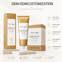 Nettoyant Visage Moussant Personnalisé OEM/ODM à la Centella, Faible pH, Exfoliant, Nettoyage en Profondeur, Purifiant, Contrôle du Sébum pour Peaux Mixtes