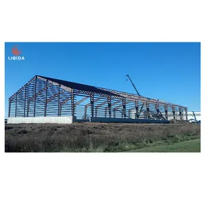 2023 Industrial Workshop Shed Big Prefab House Steel Structure Warehouse