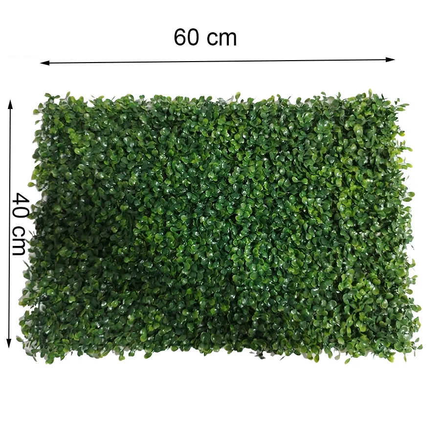 308 Heads 40x60cm Artificial Boxwood Panels Hedge Artificial Plant Grass Wall Artificial Grass Wall