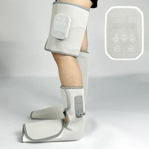 Masajeador de pies y piernas con compresión de aire caliente OEM <span class=keywords><strong>ODM</strong></span> con temporizador de vibración multinivel desmontable para terapia de alivio del dolor - Product Image 2