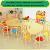 Ensemble de meubles en bois de style moderne Montessori pour enfants, pour salle de classe, école maternelle, garderie, salle de jeux, salle de bain, hôpital et hôtel