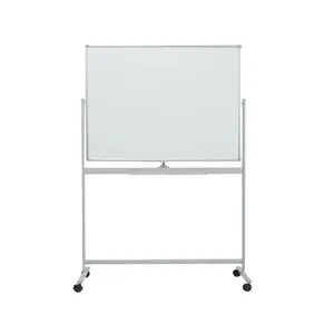 Magnetic Mobile Pivoting Board Stand Com Roda Sriting Dry Apagar Whiteboard Writing Notice Board