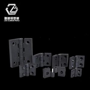 Bisagra de perfil de aluminio Luhu 40x40mm de nailon, conector industrial de aleación de aluminio para puertas y ventanas - Product Image 3