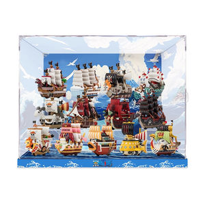 Für Mart One Piece Great Line Serie Flache Werbe-Displaybox Staubschutz Spielzeug-Organizer Transparente Figuren-Aufbewahrung Einfach - Product Image 4