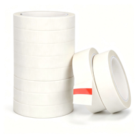 Ruban en tissu de fibre de verre blanc silicone résistant aux hautes températures 200°C pour l'isolation thermique des faisceaux de câbles de moteur automobile