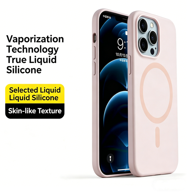 Transparent Silicone Magnetic Shockproof Street Fashion Design Phone Case for 15 Pro Max