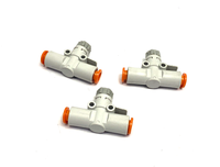 As2002f-07 Fitting Pneumatik Pengatur Kecepatan, Tabung 1/4" O.d. Banyak 3 unit baru, asli, tersedia, dengan garansi satu tahun.