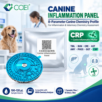 COEI TBIL BUN CRE AST Multi Chemistry Canine Inflammation Panel Reagent Disc Kotak Sepuluh Buah VB50 Kompatibel untuk Rumah Sakit Hewan