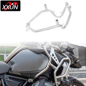 XXUN pièces de moto en acier inoxydable barre de collision supérieure moteur réservoir garde pare-chocs protecteur pour BMW R1250GS Adventure 2018-2024 - Product Image 1