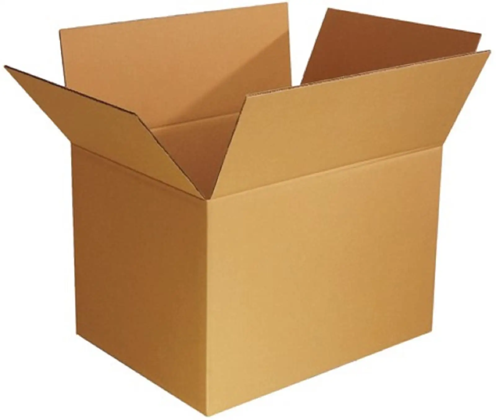 Boîtes d'expédition en carton ondulé brun en gros recyclé Express Mailer avec logo personnalisé pour l'emballage et l'affichage