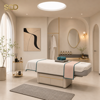 Meubles de salon modernes sur mesure, table de soin spa, table de massage pour clinique de beauté, équipement de salon spa