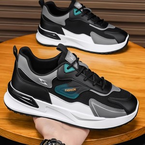 Chaussures en toile pour hommes <span class=keywords><strong>Old</strong></span> Dad, style coréen, chaussures tendance pour hommes, chaussures polyvalentes de sport et décontractées, chaussures à plateforme - Product Image 4