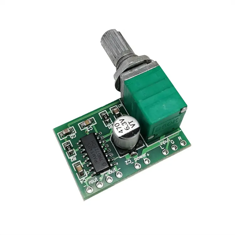 PAM8403 5V placa de amplificador de potência Com o <span class=keywords><strong>interruptor</strong></span> potenciômetro digital