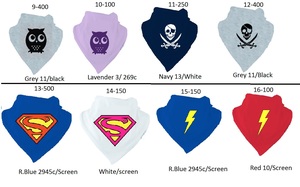 Baberos de pañuelo de bebé de algodón orgánico 100% de alta calidad lavables y reutilizables con cierre de botón a presión con estampado de animales a prueba de agua - Product Image 2