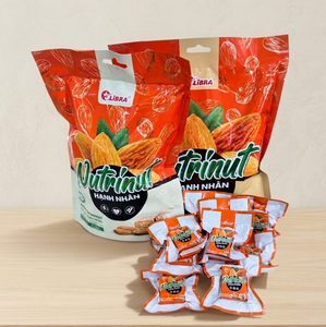 LIBRA Almond NutriNut Cereal <b>Snack</b> Biscuits 195g Compressed Crunchy Texture Rich Almond Flavor High Energy <b>Snack</b> Choice - Product Image 2