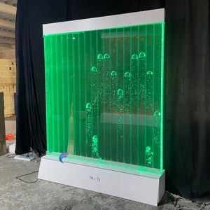 Fuente de agua con burbujas de acrílico LED personalizada - Product Image 1