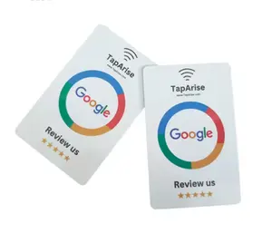 Custom Printing Chip Google Reviews Pop Up Amazon Review Card Nfc 213 215 216 Google Play Gift Review Nfc Card