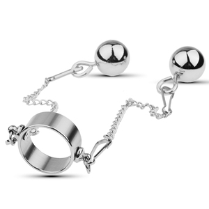 Pendentif en acier inoxydable pour pénis, anneau de pénis, anneau des glandes, anneau de pénis lesté - Product Image 1