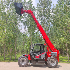 定格負荷3000kg 4x4ホイールドライブ伸縮フォークリフト多機能農業機械粗地形テレハンドラー - Product Image 5