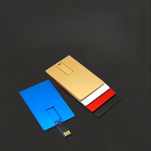 Tùy chỉnh kim loại thẻ kinh doanh USB <span class=keywords><strong>Flash</strong></span> Drive 8GB 16GB 32GB 64GB in đầy đủ màu sắc phổ biến quà tặng quảng cáo USB Pendrive - Product Image 3