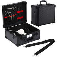 Valise professionnelle pour barbier, étui pour tondeuse à cheveux, valise en aluminium pour coiffeurs et maquilleurs