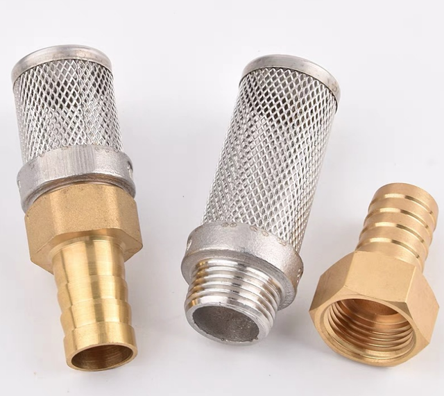 DN40 Stainless Steel Filter Cylinder Liquid Filter New Water Pipe Connector Suction Strainer Debris Removal Solid Entry