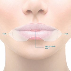 Cinta bucal antironquidos Tira para dormir Mejor respiración nasal Mejora la noche Dormir menos respiración bucal Cuidado DE LA SALUD - Product Image 4