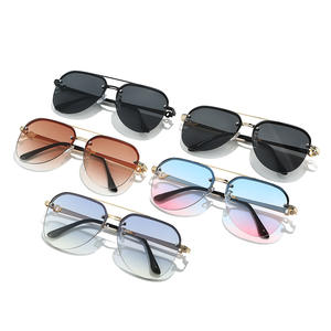 Nuevas Gafas de Sol Unisex Rectangulares con Protección UV400, Montura Completa de PC, Diseño Moderno 2025 - Product Image 2