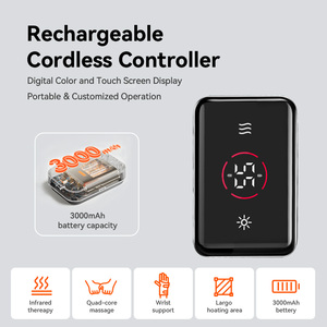 Không Dây Hot Nén Rung Cá Nhân Cổ Tay Massage Điện Tay Bọc Cổ Tay Massager Với Nhiệt Đau Khớp Cứu Trợ Cho Nam Giới - Product Image 3