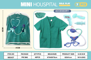 Enfants Cosplay Vêtements Garçons Filles Jeu De Rôle Médecin Jouer Préscolaire Faire semblant Médial En Plastique Médecin Outil Jouet Ensemble Enfant - Product Image 2